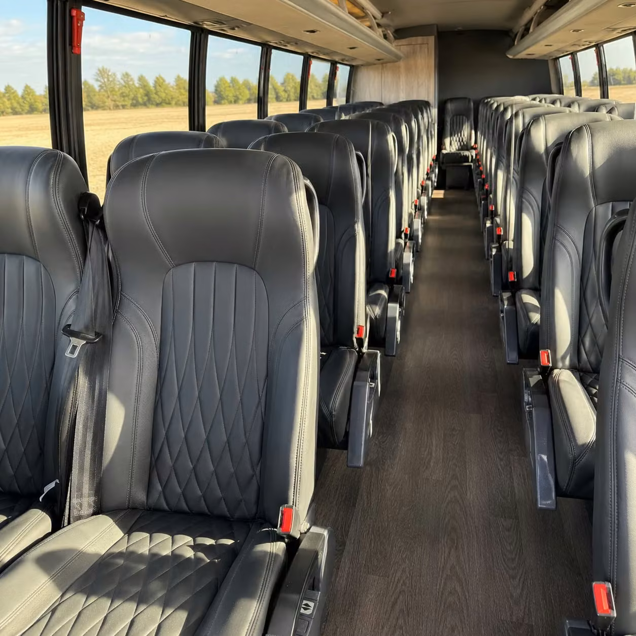 28 passenger minibus inside