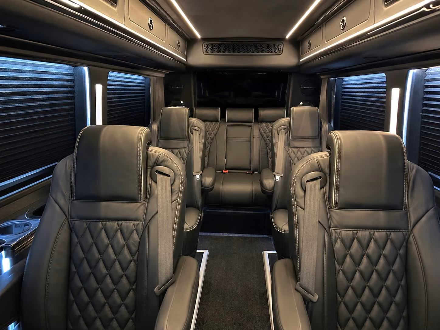 sprinter van with driver interior